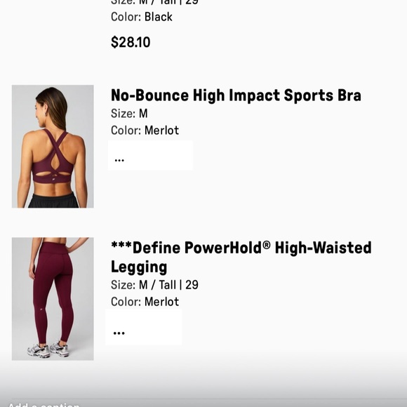 Fabletics | Merlot Set - Picture 2 of 2